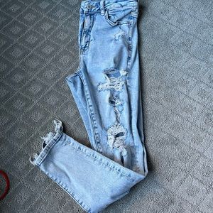 American Eagle ripped jeans